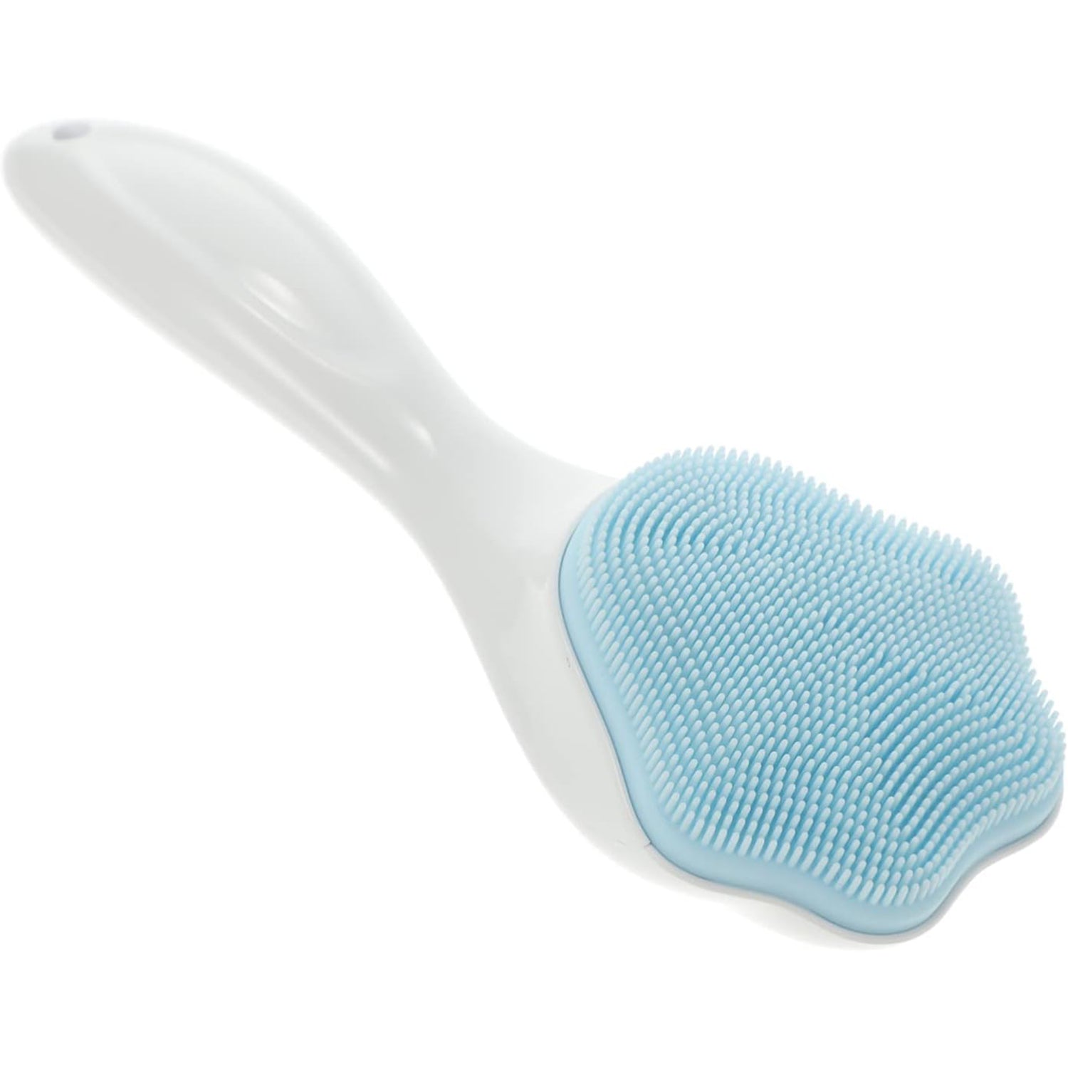 Silicone Face Scrubber Exfoliating Brush Manual Handheld Facial Cleansing Brush (1 Pc)